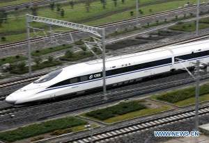 China hi-speed train